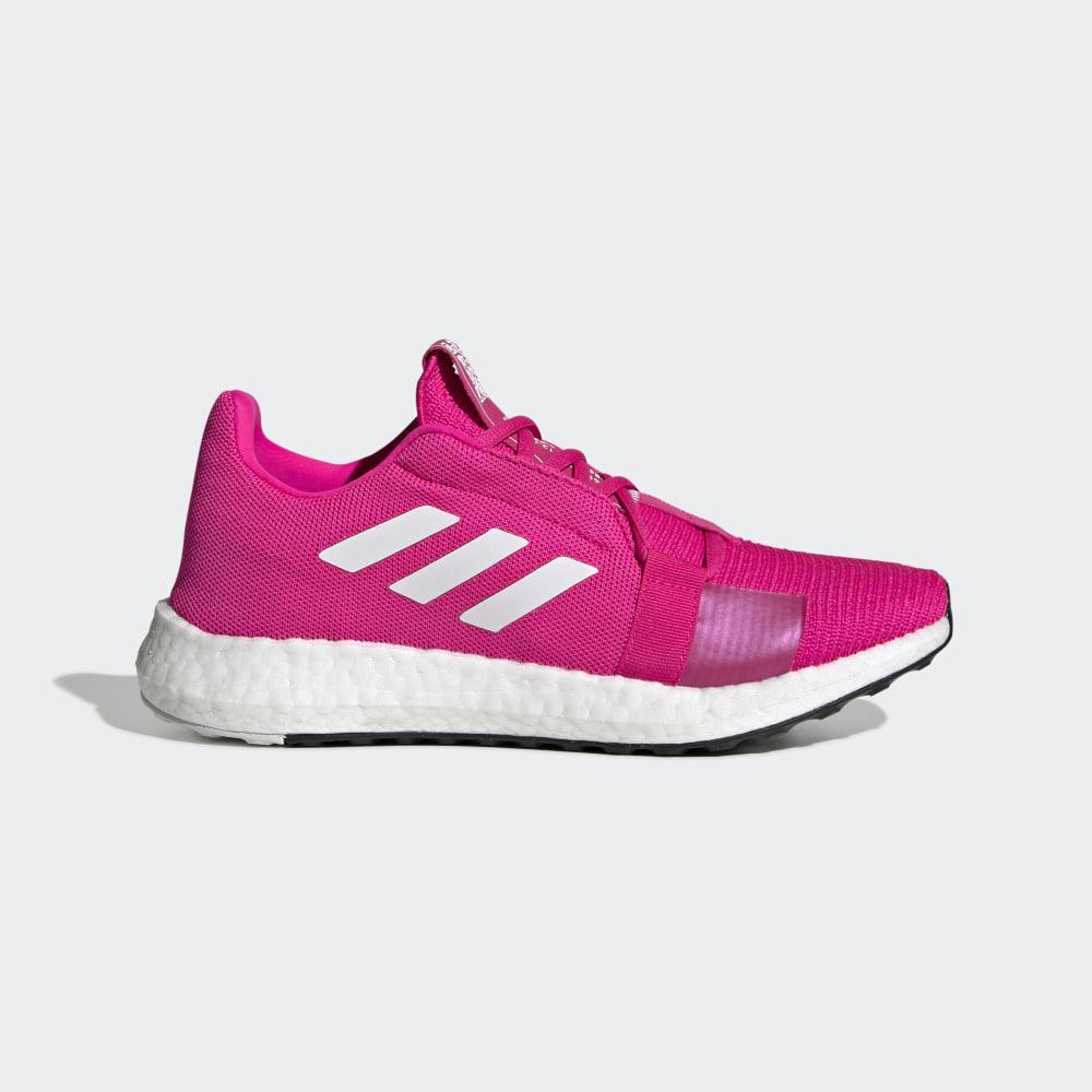 Adidas Women's Senseboost Go Running Shoes Pink/White Ireland EF1578